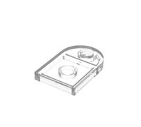 Gobricks Hinge Plate 3X2 Light Panel with Hole 10PCS Compatible with Lego GDS-M134 Classic Bulk Toy MOC Color:Trans-Clear 40