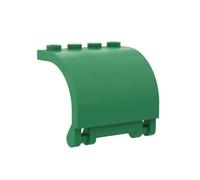 Gobricks Hinge Plate 3x4x3 Arched Wall Panel 10PCS Compatible with Lego GDS-M326 Classic Bulk Toy MOC Color:Green 28