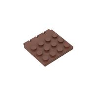 Gobricks Hinge Plate 4X4 roof Hinge Plate 10PCS Compatible with Lego 4213 GDS-90167 Classic Bulk Toy MOC Color:Reddish Brown 192
