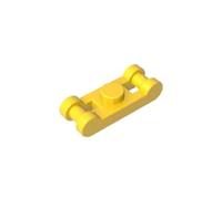 Gobricks Hinge Plate Parts 1 x Double Sided Armrest Hinge Plate Parts 50 Pieces Compatible with Lego GDS-90168, Classic Bulk, MOC, Colour: Yellow 24