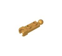 Gobricks Hinge Plate Plate Special 1 x 2 with 5.9mm End Cup and Towball 14419 GDS-904 50PCS Compatible with Lego Classic Bulk Toy MOC Color:Pearl Gold 297