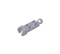 Gobricks Hinge Plate Plate Special 1x2 with 5.9mm End Cup and Towball 14419 GDS-904 50Pieces Compatible with Lego Classic Bulk Toy MOC Color:Flat Silver