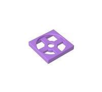 Gobricks Hinge Turntable 2x2 Plate, Base 3680 GDS-949 50Pieces Compatible with Lego Classic Bulk Toy MOC Color:Medium Lavender