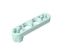 Gobricks Hole Arm Plate Technic Beam 1x4 Thin with Stud Connector 2825 32006 4107136 4211561 GDS-967 50PCS Compatible with Lego Classic Bulk Toy MOC Color:Light Aqua 045
