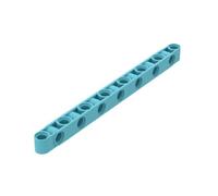 Gobricks Hole Brick Technic Beam 1 x 15 Thick with Alternating Holes 10PCS Compatible with Lego 71710 GDS-2083 Classic Bulk Toy MOC Color:Medium Azure 322