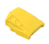 Gobricks Ornaments 2x2 Sloped Brick 10PCS Compatible with Lego GDS-M231 44675 Classic Bulk Toy MOC Color:Yellow 24