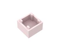 Gobricks Ornaments 2X2X1 BoX10PCS Compatible with Lego GDS-90062 35700 Classic Bulk Toy MOC Color:Light Pink 17