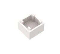 Gobricks Ornaments 2X2X1 BoX10PCS Compatible with Lego GDS-90062 35700 Classic Bulk Toy MOC Color:White 1