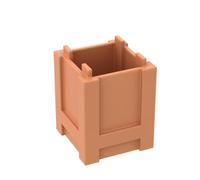 Gobricks Ornaments 2x2x2 Square BoXStorage BoX10PCS Compatible with Lego GDS-M283 61780 Classic Bulk Toy MOC Color:Nougat