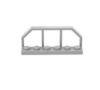 Gobricks Ornaments 6X2 Fence Frame 10PCS Compatible with Lego GDS-90037 6583/58494 Classic Bulk Toy MOC Color:Light Bluish Gray 194