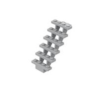 Gobricks Ornaments 7X4X6 Stair Ladder 5PCS Compatible with Lego GDS-90031 30134 Classic Bulk Toy MOC Color:Light Bluish Gray 194