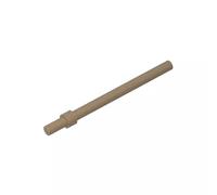 Gobricks Ornaments Bar 6L with Stop Ring 63965 18274 28921 GDS-905 50Pieces Compatible with Lego Classic Bulk Toy MOC Color:Dark Tan