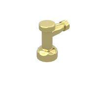 Gobricks Ornaments Tap 1x1 with Hole in Spout 4599ab 4211503 GDS-944 50PCS Compatible with Lego Classic Bulk Toy MOC Color:Chrome Gold