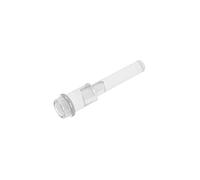 Gobricks Ornaments Technic Pin 1/2 with 2L Bar Extension 61184 42456 4520320 GDS-906 50Pieces Compatible with Lego Classic Bulk Toy MOC Color:Trans-Clear