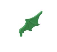 Gobricks Ornaments Wings 10PCS Compatible with Lego GDS-90055 15082 Classic Bulk Toy MOC Color:Bright Green 37