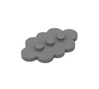 Gobricks Props 3X 5 White Clouds 10PCS Compatible with Lego 35470 GDS-2138 Classic Bulk Toy MOC Color:Dark Bluish Gray 199