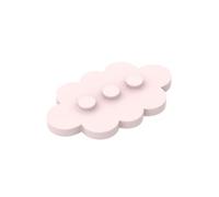Gobricks Props 3X 5 White Clouds 10PCS Compatible with Lego 35470 GDS-2138 Classic Bulk Toy MOC Color:Light Pink 17