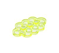 Gobricks Props 3X 5 White Clouds 10PCS Compatible with Lego 35470 GDS-2138 Classic Bulk Toy MOC Color:Trans Neon Green 49