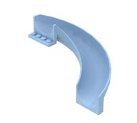 Gobricks Props 6X 12x 8 Slide 5PCS Compatible with Lego 11267 GDS-2072 Classic Bulk Toy MOC Color:Bright Light Blue 212