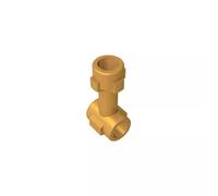 Gobricks Props Bar 1L with Top Stud and Two Side Studs 92690 4640844 GDS-961 50Pieces Compatible with Lego Classic Bulk Toy MOC Color:Pearl Gold