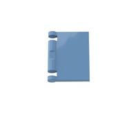Gobricks Props Book Back Cover 10PCS Compatible with Lego 24324 GDS-2160 Classic Bulk Toy MOC Color:Medium Blue 102