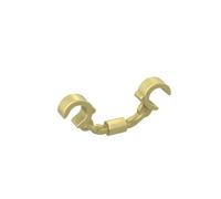 Gobricks Props Bracelet 10PCS Compatible with Lego GDS-M281 61482 Classic Bulk Toy MOC Color:Chrome Gold