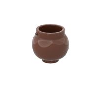 Gobricks Props Jar 10PCS Compatible with Lego GDS-90061 98374 Classic Bulk Toy MOC Color:Reddish Brown 192