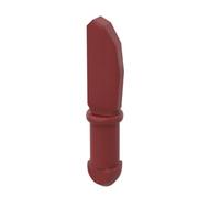 Gobricks Props Knife 50PCS Compatible with Lego 93082h GDS-20391 Classic Bulk Toy MOC Color:Dark Red 154