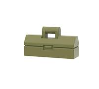 Gobricks Props Mini ToolboX10PCS Compatible with Lego 98368 GDS-2166 Classic Bulk Toy MOC Color:Olive Green 330