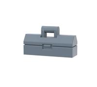 Gobricks Props Mini ToolboX10PCS Compatible with Lego 98368 GDS-2166 Classic Bulk Toy MOC Color:Sand Blue 135
