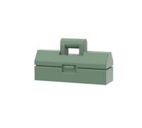 Gobricks Props Mini ToolboX10PCS Compatible with Lego 98368 GDS-2166 Classic Bulk Toy MOC Color:Sand Green 151