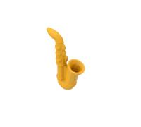 Gobricks Props Musical Instrument Saxophone 10PCS Compatible with Lego GDS-M181 Classic Bulk Toy MOC Color:Bright Light Orange 191