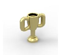 Gobricks Props Trophy Trophy 10PCS Compatible with Lego GDS-90057 10172/31922 Classic Bulk Toy MOC Color:Bright Gold