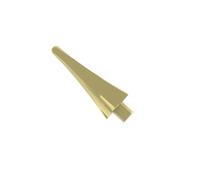 Gobricks Props Weapon spearhead Blade 50PCS Compatible with Lego GDS-90020 24482 Classic Bulk Toy MOC Color:Chrome Gold