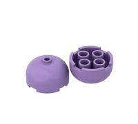 Gobricks Round Brick 3X3 Dome Brick 10PCS Compatible with Lego GDS-90092 49308 Classic Bulk Toy MOC Color:Medium Lavender 324