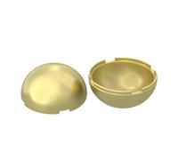 Gobricks Round Brick 4x4 Dome Cover 10PCS Compatible with Lego GDS-M246 86500 Classic Bulk Toy MOC Color:Chrome Gold