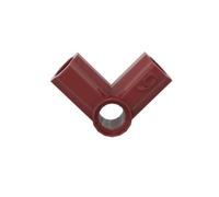 Gobricks Shaft Bolt Connection Technic Axle and Pin Connector Angled #6-90° 32014 4509886 4107767 GDS-921 50Pieces Compatible with Lego Classic Bulk Toy MOC Color:Dark Red 154