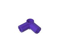 Gobricks Shaft Bolt Connection Technic Axle and Pin Connector Angled #6-90° 32014 4509886 4107767 GDS-921 50Pieces Compatible with Lego Classic Bulk Toy MOC Color:Dark Purple