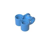 Gobricks Shaft Bolt Connection Technic Axle and Pin Connector Perpendicular Double 32291 GDS-927 50Pieces Compatible with Lego Classic Bulk Toy MOC Color:Medium Blue