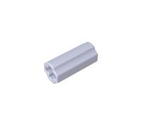 Gobricks Shaft Bolt Connection Technic Axle Connector Smooth [withxHole + Orientation] 59443 6538 GDS-915 50Pieces Compatible with Lego Classic Bulk Toy MOC Color:light blue gray