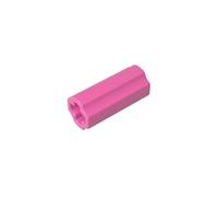Gobricks Shaft Bolt Connection Technic Axle Connector Smooth [withxHole + Orientation] 59443 6538 GDS-915 50Pieces Compatible with Lego Classic Bulk Toy MOC Color:Dark Pink