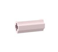 Gobricks Shaft Bolt Connection Technic Axle Connector Smooth [withxHole + Orientation] 59443 6538 GDS-915 50Pieces Compatible with Lego Classic Bulk Toy MOC Color:light pink 17