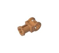 Gobricks Shaft Bolt Connection Technic Axle Connector with Axle Hole 32039 42135 4107081 GDS-931 50Pieces Compatible with Lego Classic Bulk Toy MOC Color:Medium Nougat