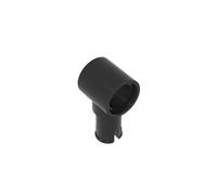 Gobricks Shaft Bolt Connection Technic Pin Connector Hub with 1 Pin with Friction Ridges Lengthwise 15100 65487 GDS-925 50Pieces Compatible with Lego Toy MOC Color:Black