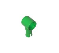 Gobricks Shaft Bolt Connection Technic Pin Connector Hub with 1 Pin with Friction Ridges Lengthwise 15100 65487 GDS-925 50Pieces Compatible with Lego Toy MOC Color:Bright Green