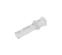 Gobricks Shaft Bolt Connection Technic Pin Long with Friction Ridges Lengthwise and Stop Bush [Ridge Near Rim] 32054 GDS-923 50Pieces Compatible with Lego Classic Bulk Toy MOC Color:Trans-Clear