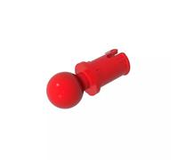 Gobricks Shaft Bolt Connection Technic Pin with Friction Ridges Lengthwise and Towball 6628 4184169 6254216 GDS-903 50PCS Compatible with Lego Classic Bulk Toy MOC Color:Red