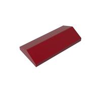 Gobricks Slope Brick Slope 33° 2x4 Double 3299 6358108 GDS-979 50Pieces Compatible with Lego Classic Bulk Toy MOC Color:Dark Red