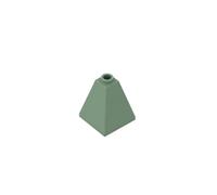 Gobricks Slope Brick Slope 75° 2x2x2 Quadruple ConveX3688 4645099 6153589 GDS-982 50PCS Compatible with Lego Classic Bulk Toy MOC Color:Sand Green 151