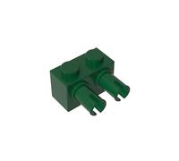 Gobricks Technology Brick Brick Special 1x2 with 2 Pins 53540 30526 4210697 GDS-957 50PCS Compatible with Lego Classic Bulk Toy MOC Color:Dark Green 047
